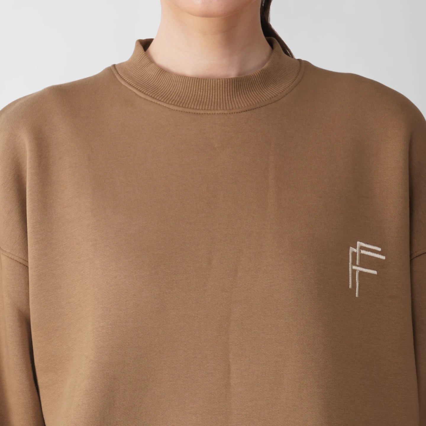 Dual Stacked Shield Monogram Crewneck